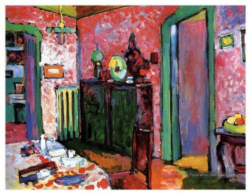 Intérieur Ma salle à manger Wassily Kandinsky Peinture à l'huile